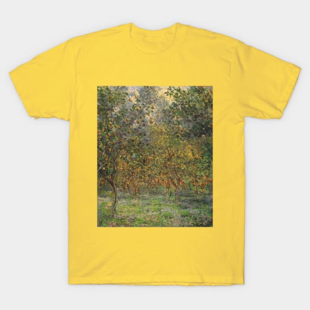 Lemon Grove in Bordighera by Claude Monet T-Shirt by MasterpieceCafe